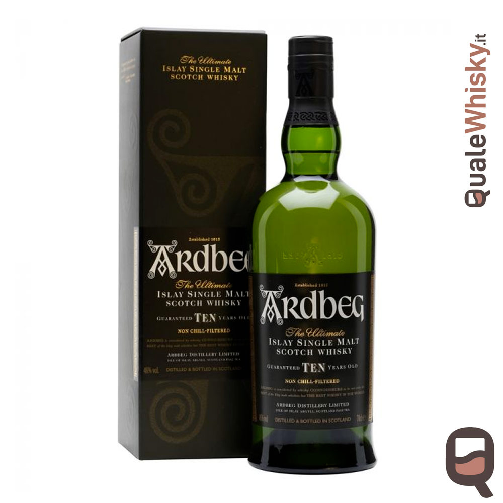 Bottiglia Ardbeg 10 anni recensione e prezzo QualeWhisky