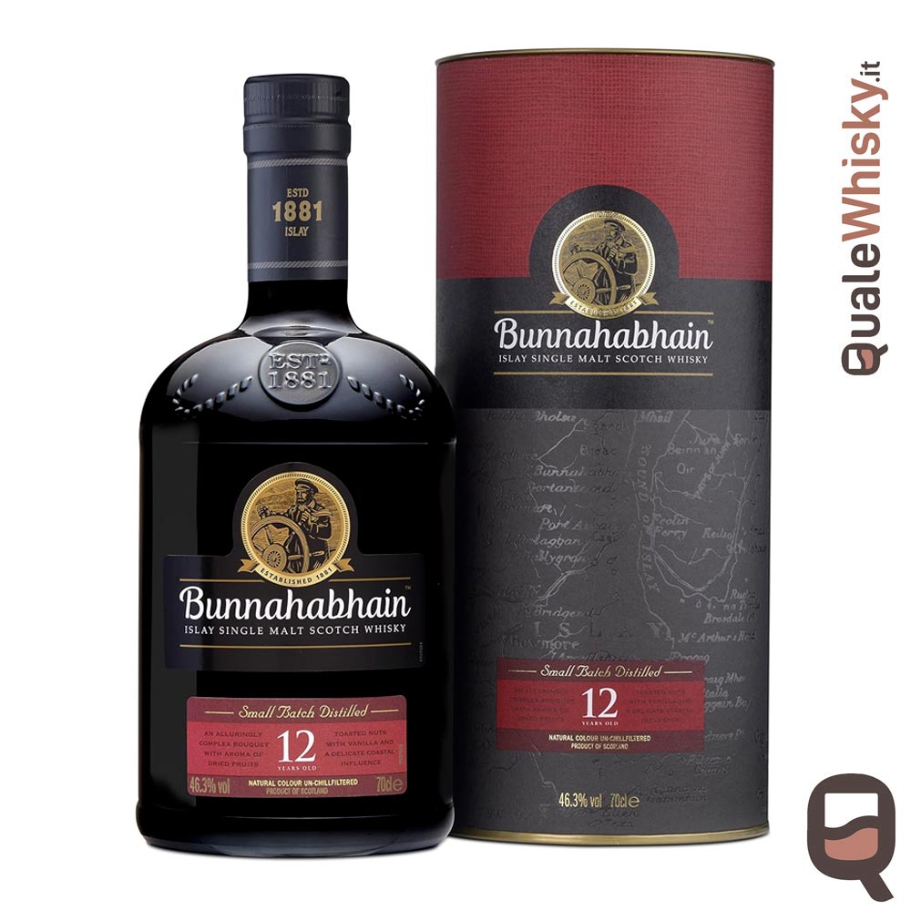 Bottiglia e confezione Bunna hab Hain 12 anni Whisky recensione QualeWhisky