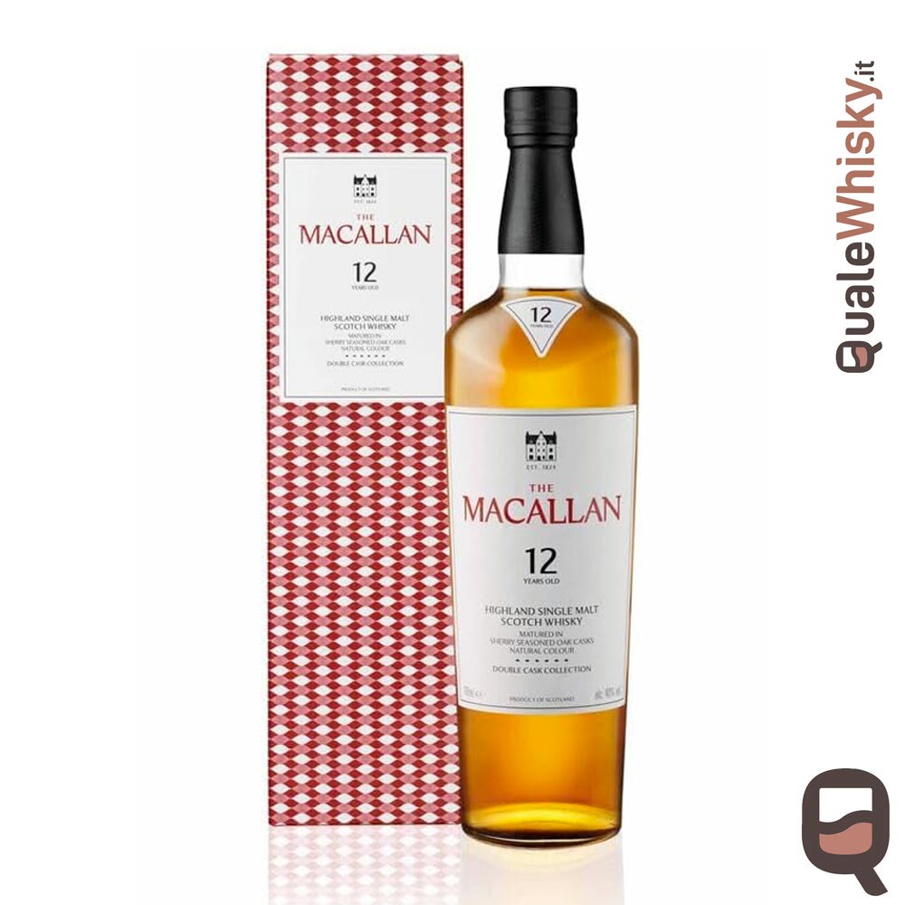 Bottiglia e confezione Macallan 12 Double Cask recensione e prezzo QualeWhisky