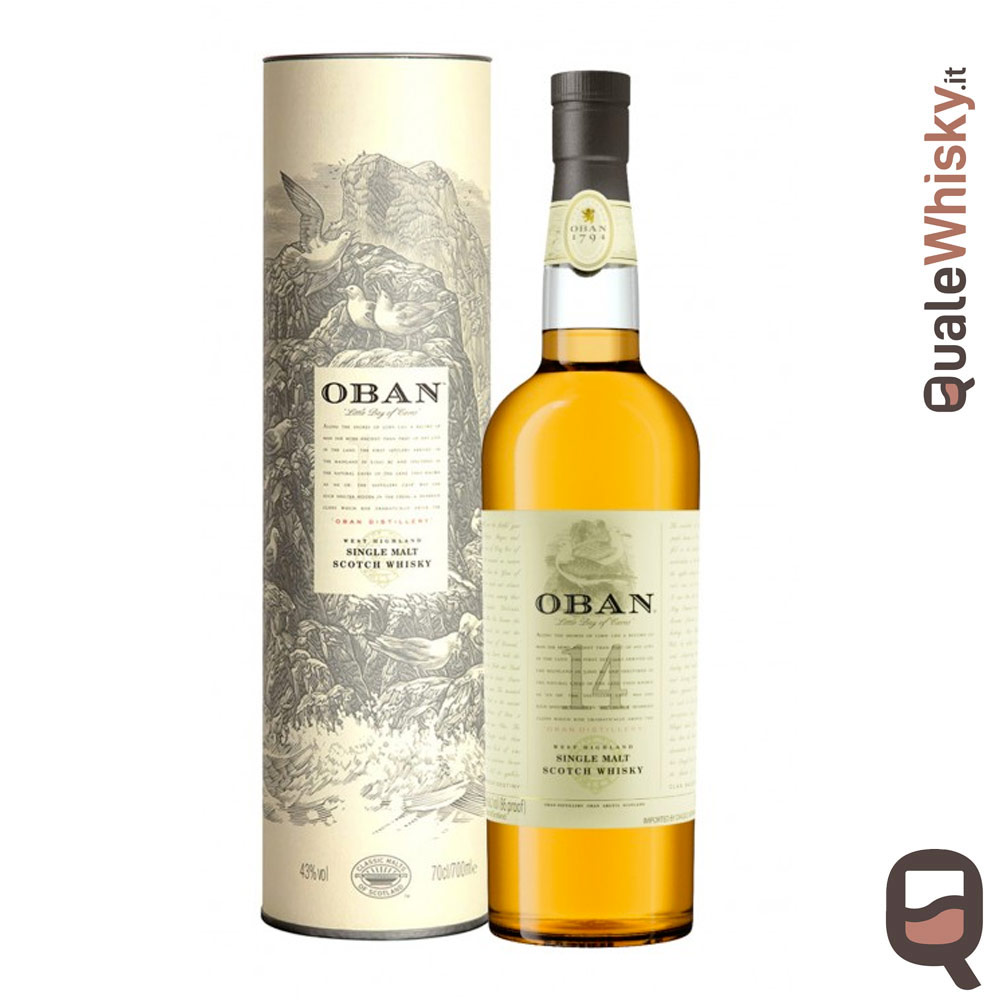 Bottiglia e confezione Oban 14 recensione e prezzo QualeWhisky